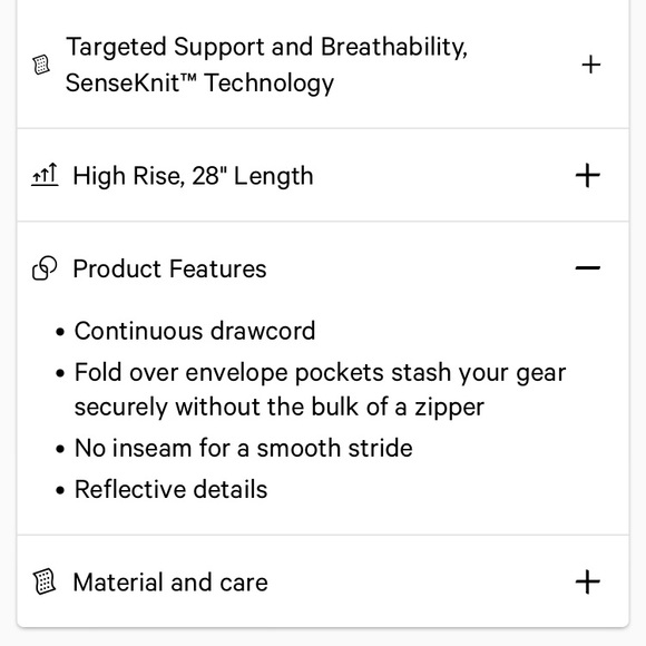 NWT Lululemon SenseKnit Running HR Tight 28” Charged Indigo Sz 6 - Picture 9 of 14